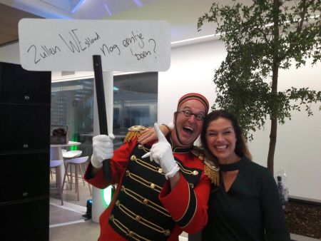 entertainment tussen de gasten